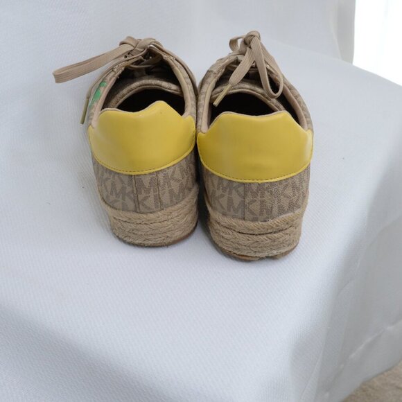 Michael Kors Poppy Espadrille Platform Sneakers Hotel Collection Sz 9 - Picture 6 of 9